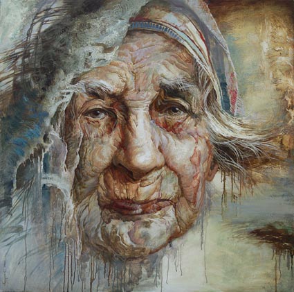 Гусарин С.Б. Праматерь. 2015 г. Х, м.